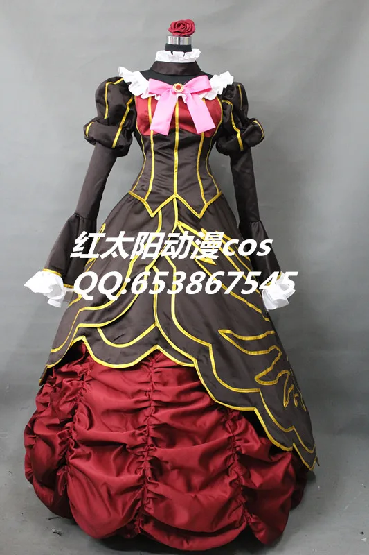 Длинное платье Когда они плачут костюм для косплея|cosplay costume|dress cosplaycostume costume |