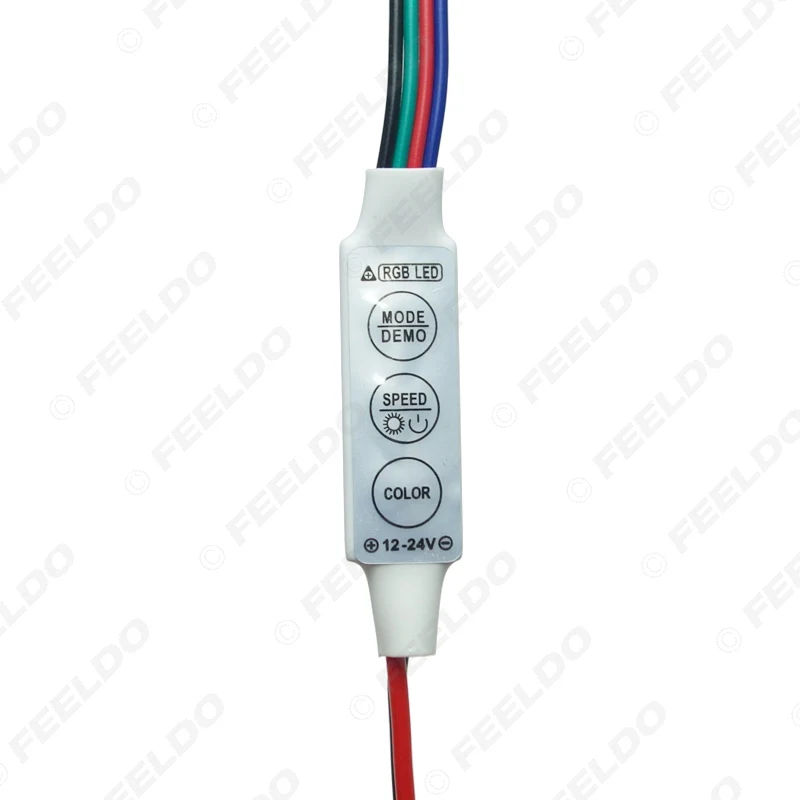 FEELDO DC12V ~ 24V LED мигающий модуль фонарик с 4 проводным соединителем для светодиодной
