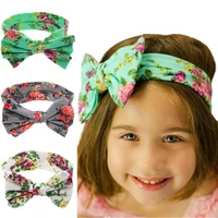 baby girls flower bows headbands knotted hair bow headdress hair accessories headwear 10pcs per lot