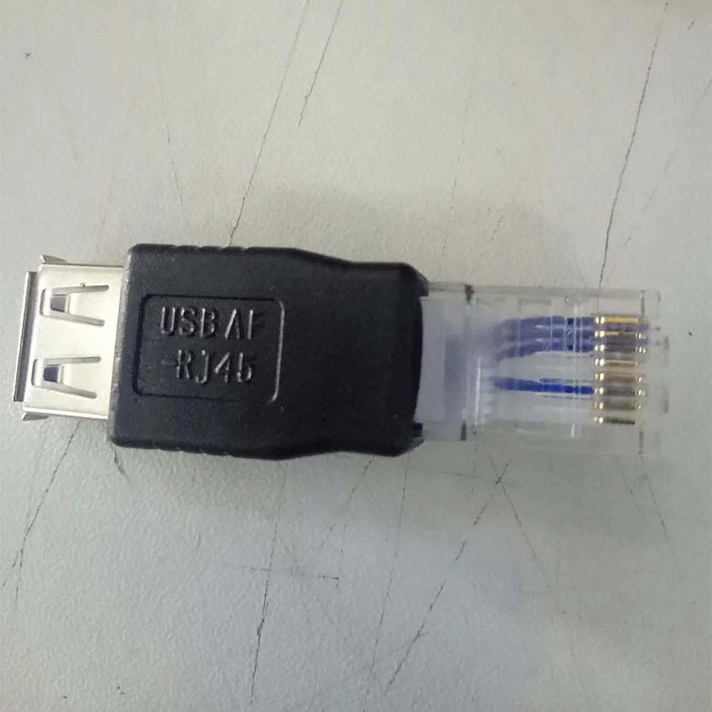 RJ45 портативный штекер маршрутизатора папа мама Ethernet адаптер интерфейс