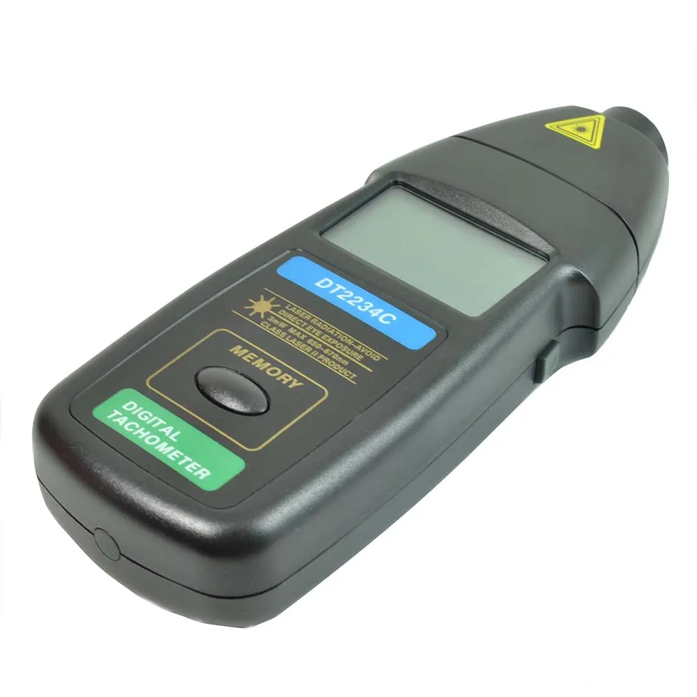 

me006 DT2234C Digital Laser Photo Tachometer Non Contact RPM Tester Meter Gauge