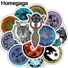 Homegaga 50pcs Vintage Totems 90s pasters diy cosplay print notebook stickers phone laptop bicycle scrapbooking decals D2206