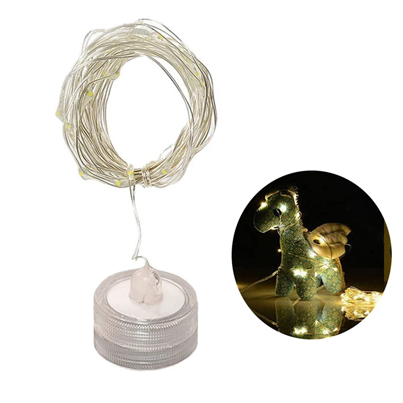 Светодиодная круглая гирлянда 2 м носветильник рождественское свадебное