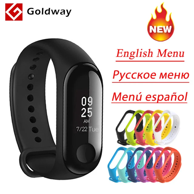 Глобальная версия умного браслета Xiaomi Mi Band 3 водонепроницаемый дисплей