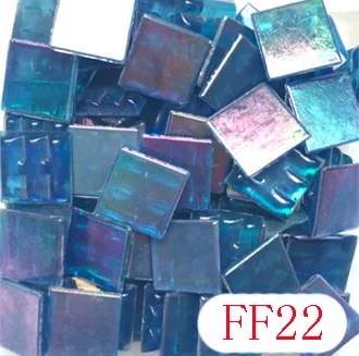 FF22 200g/132pcs 15X15 мм 0,59 дюймов кварцевые мозаики свободные мозаика хобби, сделай сам, Материал Сделано в Китае, кварц, Стекло Плитки Сделай Сам Алмазная мозаика хобби - Цвет: FF22