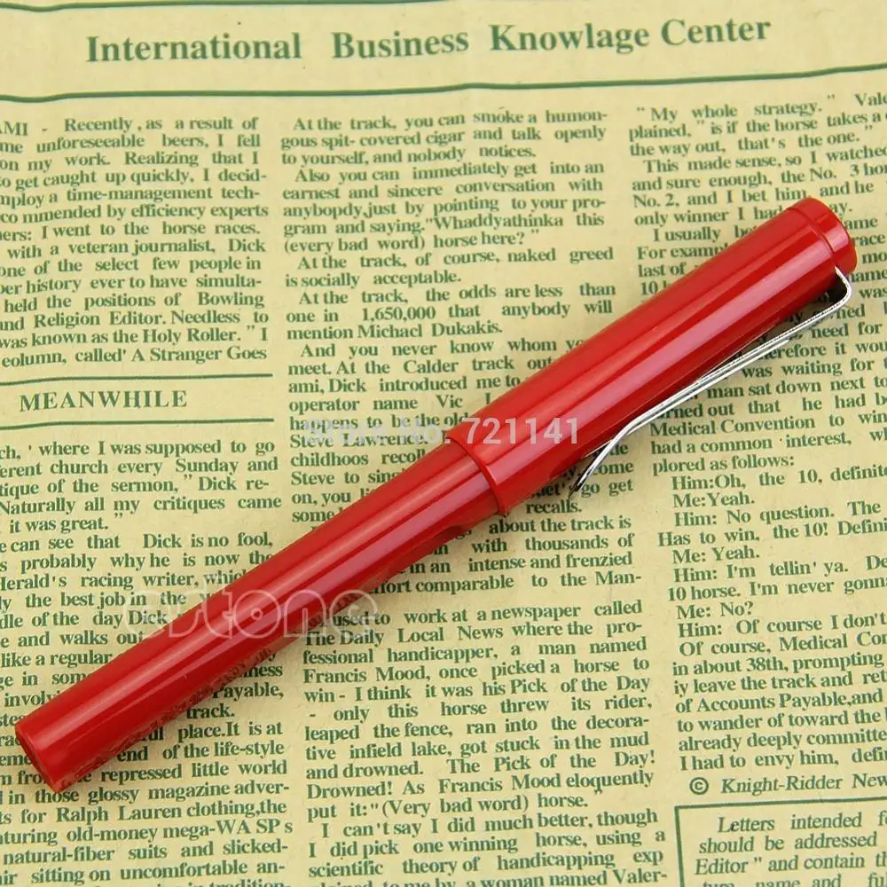 Jinhao 599A сафари каллиграфия авторучка пластиковая крышка &amp баррель 3 вида цветов