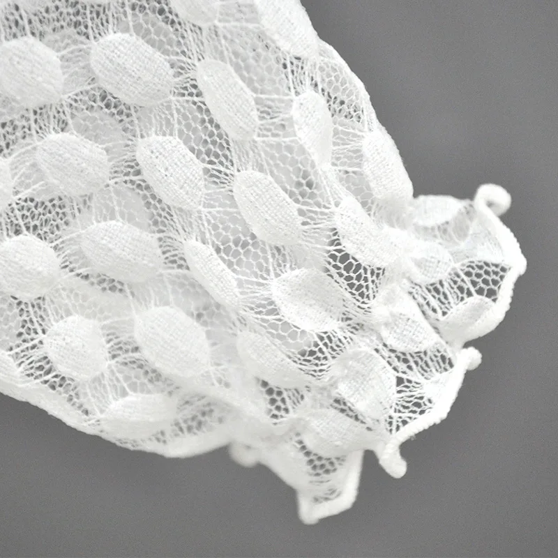 Ажурное кружевное платье с шапочкой для маленьких девочек детское летнее