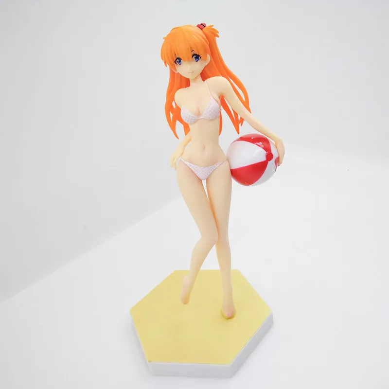 Аниме Neon Genesis Evangelion Soryu Asuka langray купальник Ver ПВХ фигурка Коллекционная модель