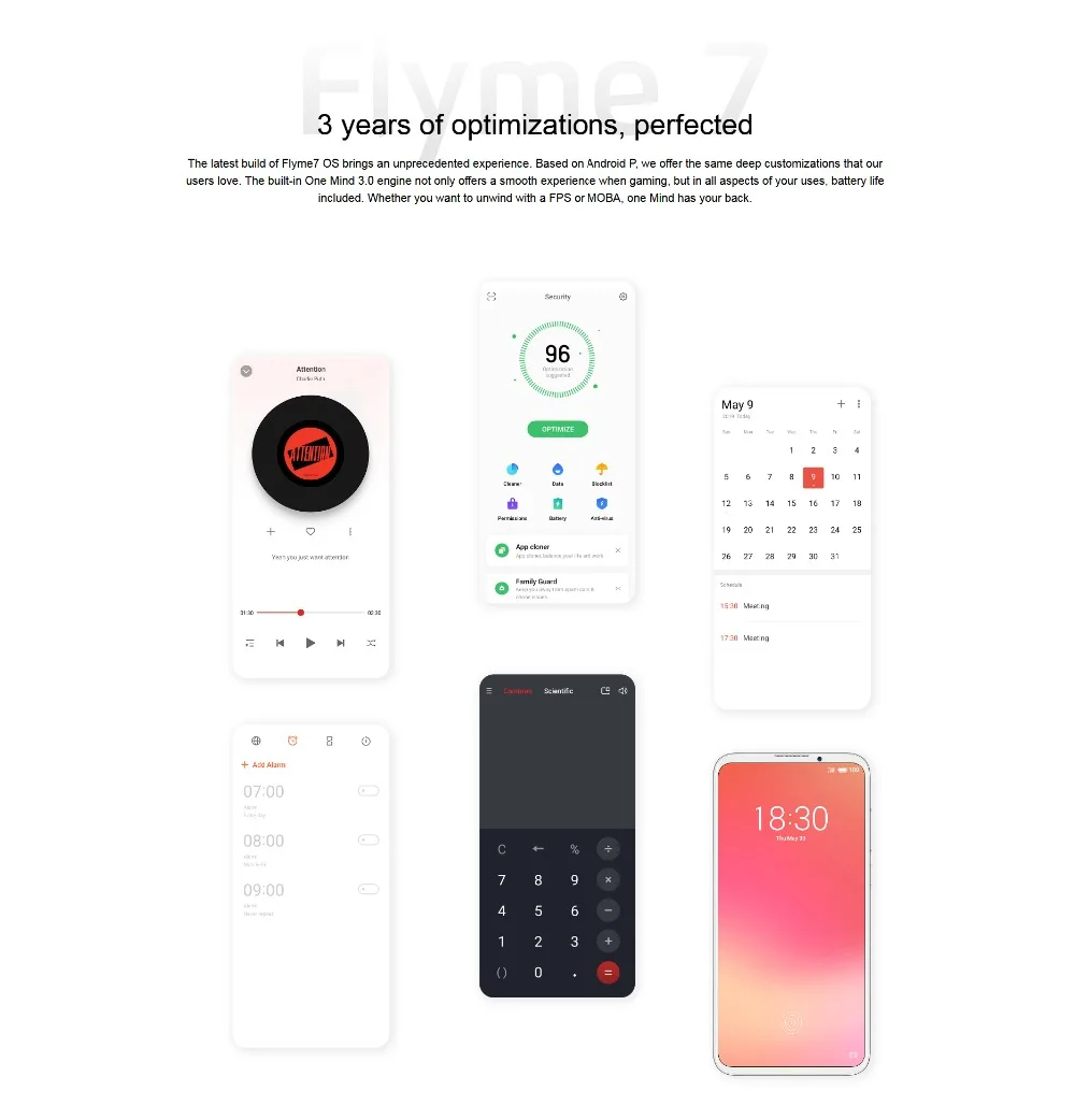 Meizu 16Xs, мобильный телефон, 6,2 дюймов, 6 ГБ ОЗУ, 64 Гб ПЗУ, Восьмиядерный процессор Snapdragon 675, камера заднего вида с тройным объективом 48 МП, 4000 мАч, смартфон