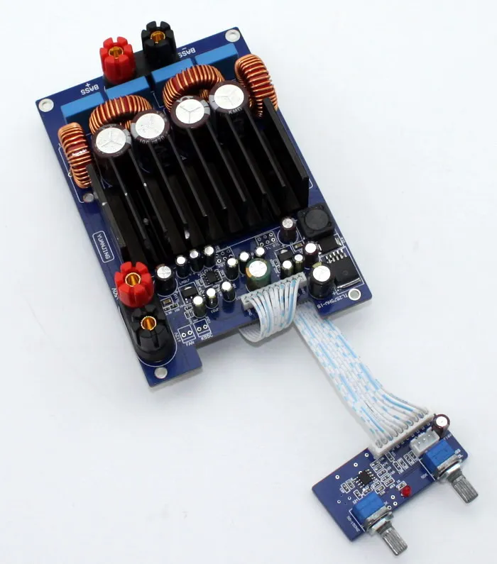 

TAS5630 amplifier board 48VDC 1.0 channel class D OPA1632DR + TAS5630 Subwoofer amplifier 600W 4 ohm