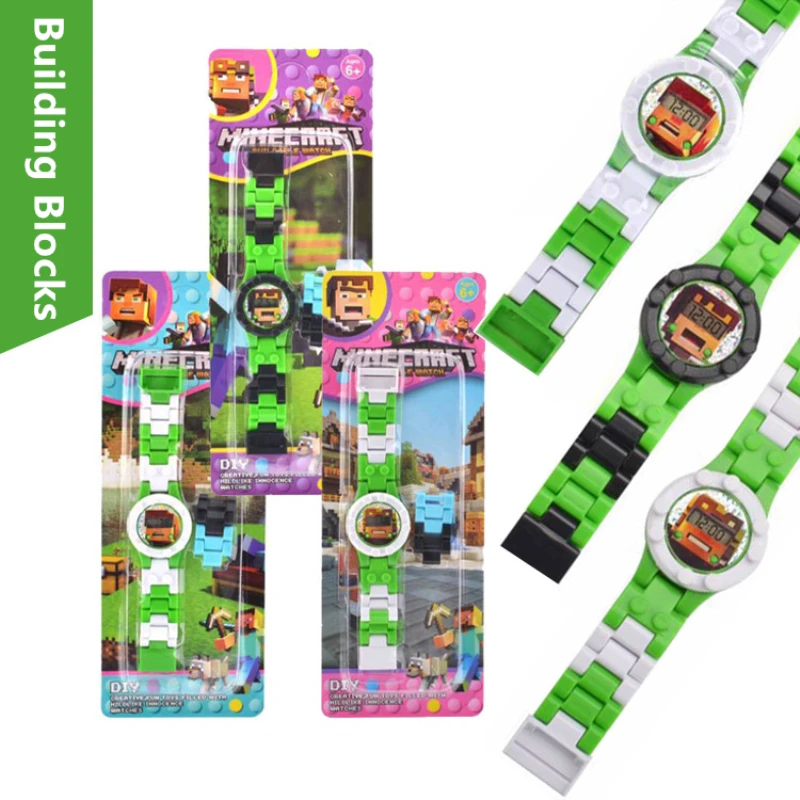 Детские часы строительные блоки Совместимые части игрушек LegoINLY NinjagoINLY LegoINGS LegoINGL