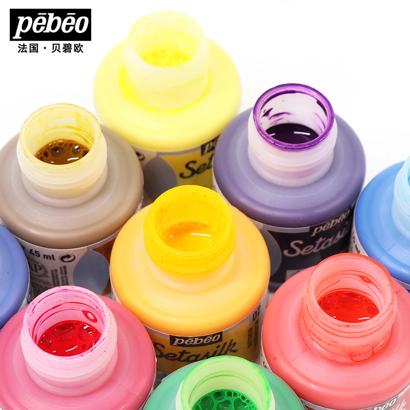 45 миллилитров Pebeo Setacolor непрозрачные краски для ткани набор масляных красок набор для окрашивания кожи дисплей инструменты для рисования товары для рукоделия