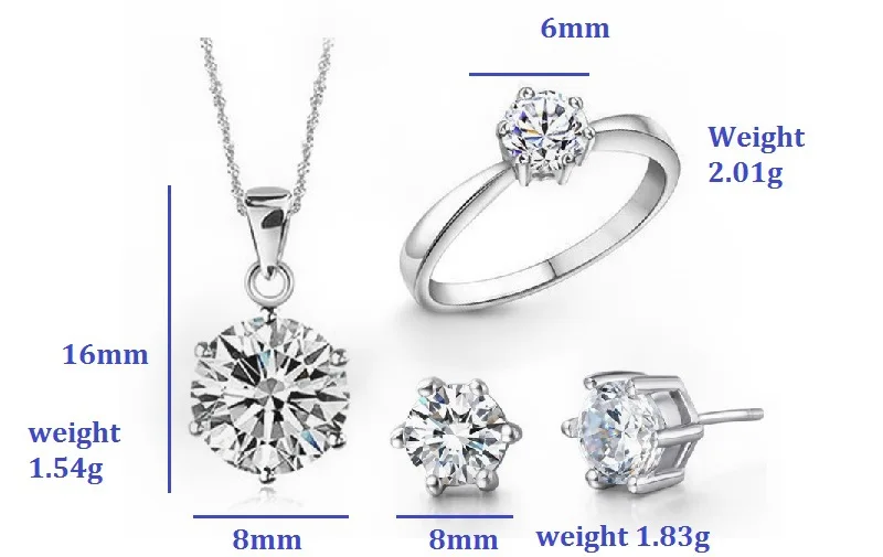 Almei 40% off African Beaded Rhinestone Wedding Women Jewelry Set Bridal Silver Color Crystal Necklace Earrings Ring T043 | Украшения и