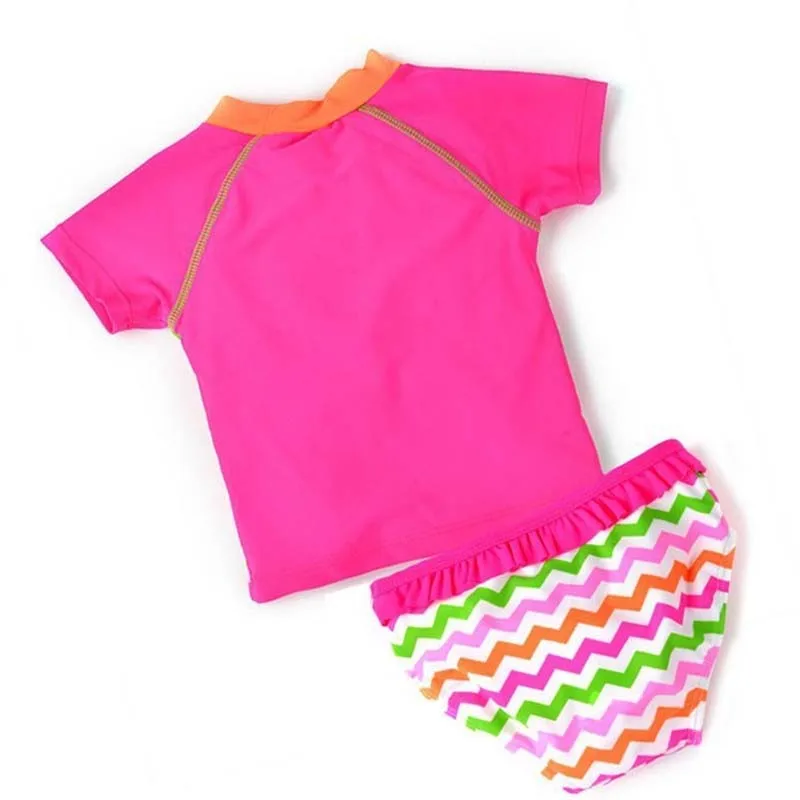 Детская одежда с вышивкой в виде бабочки купальный костюм для девочек 12 мес.-6 лет