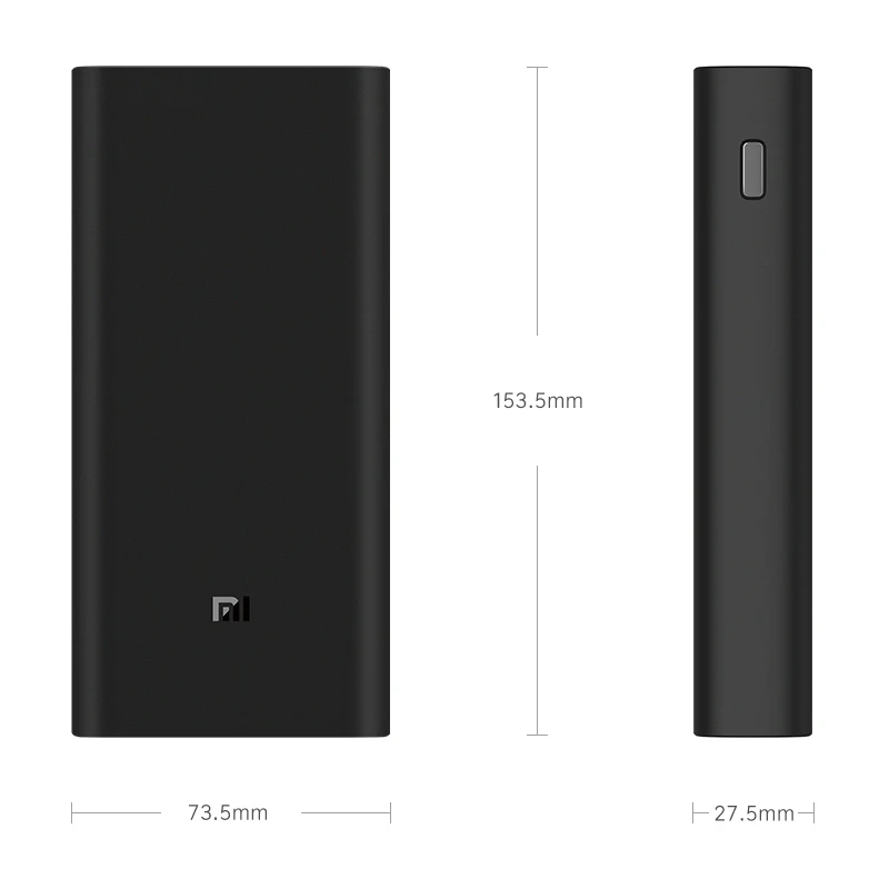 Внешний аккумулятор Xiaomi Power Bank 3 Pro 20000 мАч универсальное зарядное устройство для