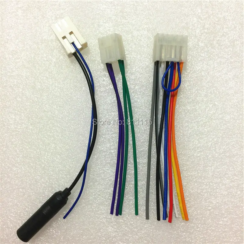 CD провод с антенной для Toyota Corolla Reiz Levin Camry Rav4|car antenna wire|car audio plugtoyota wiring |