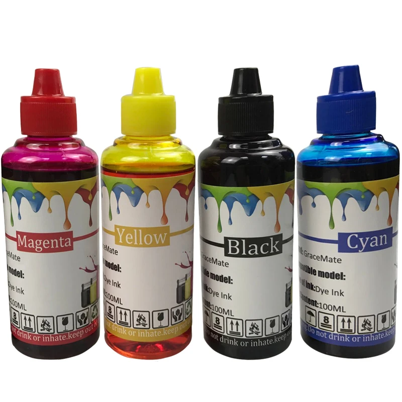 

400ML Universal Refill Ink kit 122 For HP Deskjet 2000 2050 2050A 2540 3000 3050 3050A Inkjet Printer CISS Cartridge Printer Ink