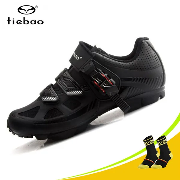 1652 MTB Black Tiebao Sapatilha Ciclismo Mtb велосипедная обувь Профессиональная Мужская дышащая велосипедная обувь велосипедная самоблокирующаяся спортивная обувь для верховой езды - Цвет: 1652 MTB Black