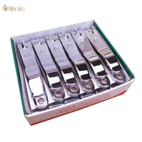 12pcs professional nail clippers stainless steel toe fingernail cutters manicure care large nail scissors makeup tool wholesale