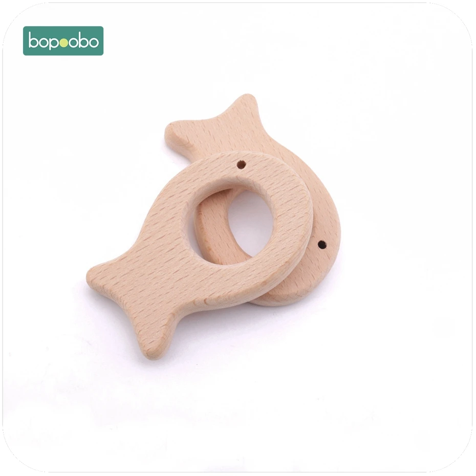 Bopobo, Детские Прорезыватели, коляска, игрушки, 10 шт., деревянная птица, можно жевать, бук, деревянные развивающие игрушки, прорезыватели, ювелирные изделия, детский деревянный Прорезыватель