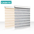 Рольставни светильник вым абажуром, пылезащитный чехол, утолщенная льняная ткань, 28 мм алюминиевая дорожка, жалюзи с зеброй для гостиной