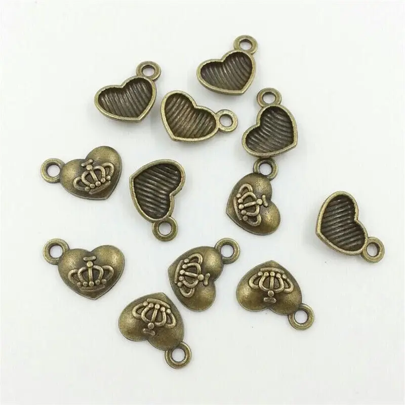 Подвесная мини-подвеска в виде сердечек винтажные ожерелья с подвесками сделай