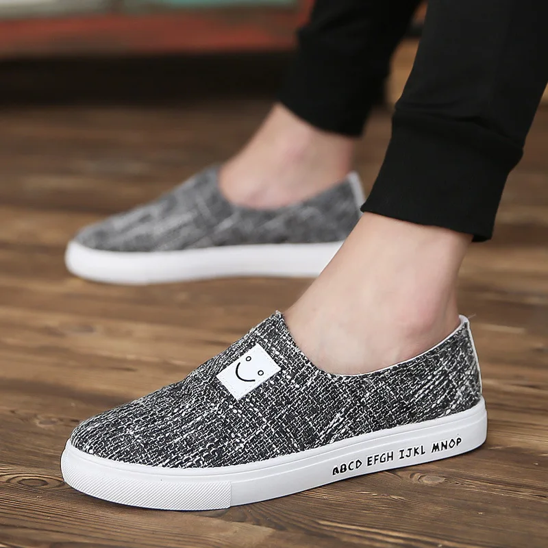 Cresfimix hommes chaussures Мужская модная уличная парусиновая обувь без застежки мужские