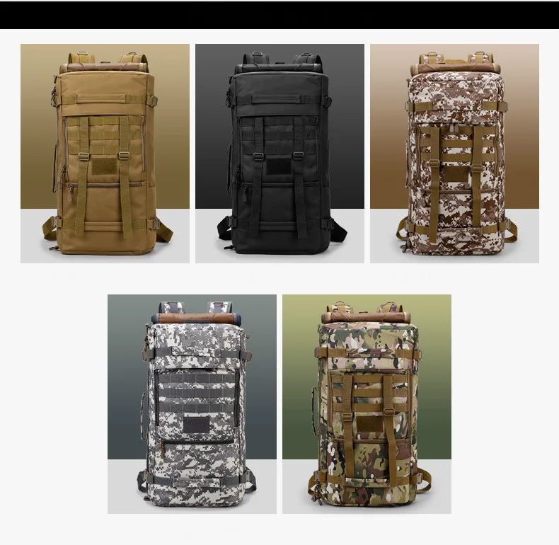 Охотничий Открытый тактический крепеж спортивный военный MOLLE EDC сумка для путешествий, рюкзак армейский Пешие прогулки мужские спортивные Backpak Кемпинг Trecking 01