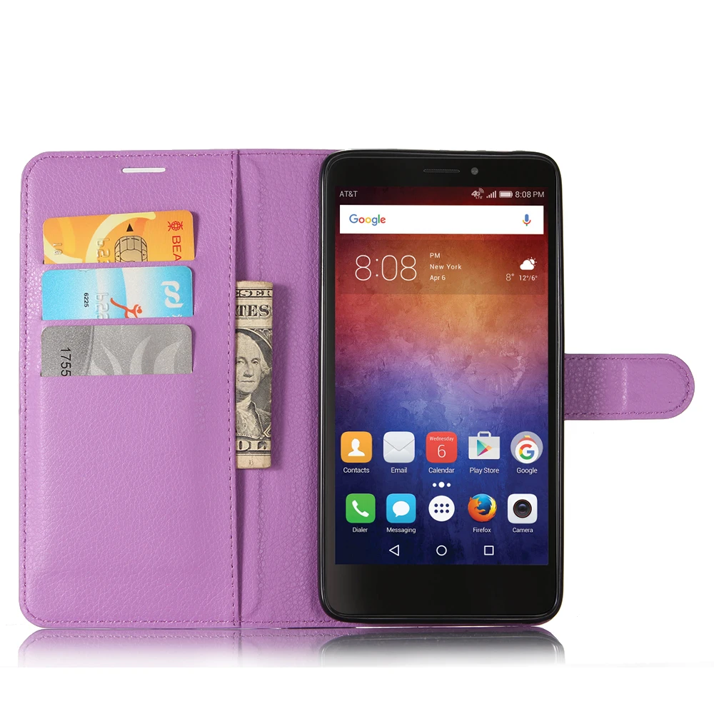 For Huawei Ascend XT (H1611) (6.0 inch) case cover Lychee leather wallet stand phone |