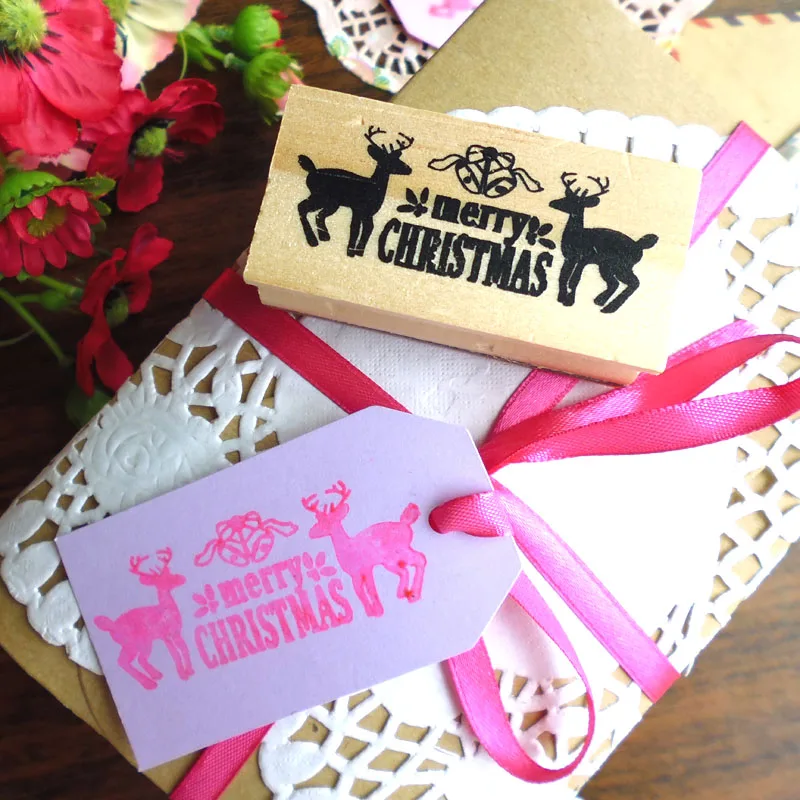 1 шт. резиновые штампы с рисунком оленя|stamps for kids|stamp patternstamp scrapbooking |