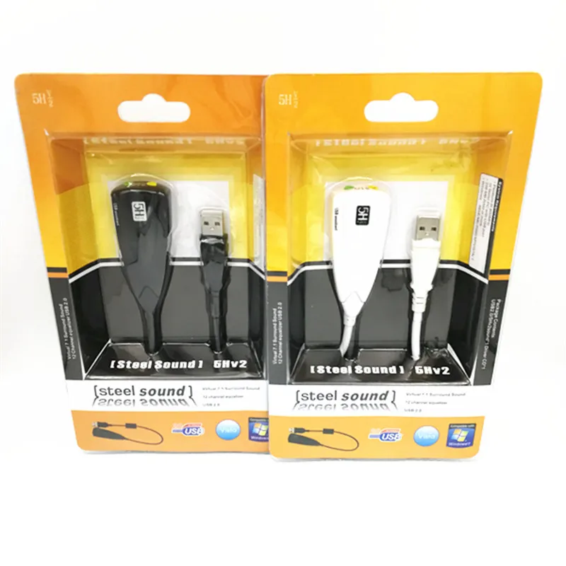 Eunaimee USB To 3.5mm Mic Headphone Stereo Headset Audio Adapter 7.1 Sound Card 5H V2 for laptop pc pad tablet | Компьютеры и офис
