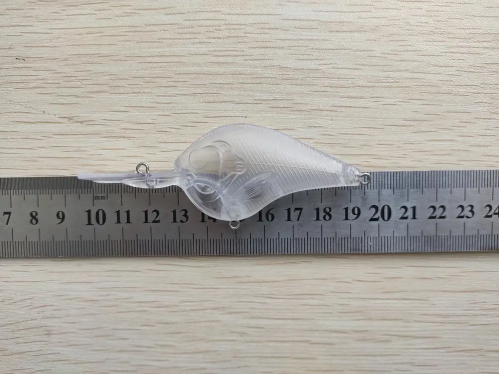 10 шт. Неокрашенная рыболовная приманка тело кренкбейт жесткие приманки Воблер