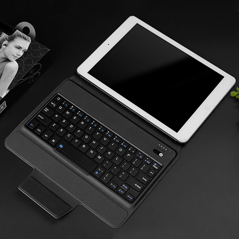 Кожаный чехол с клавиатурой для Ipad Air 1 2 iPad 9 7 2017 2018 Pro 2016 Smart Cover Bluetooth