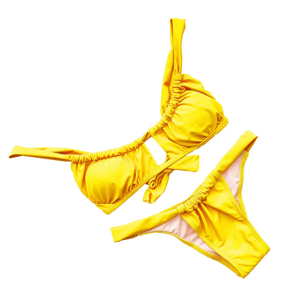 SAGACE двухсекционные костюмы Цветной купальник ажурный Купальник Спортивный