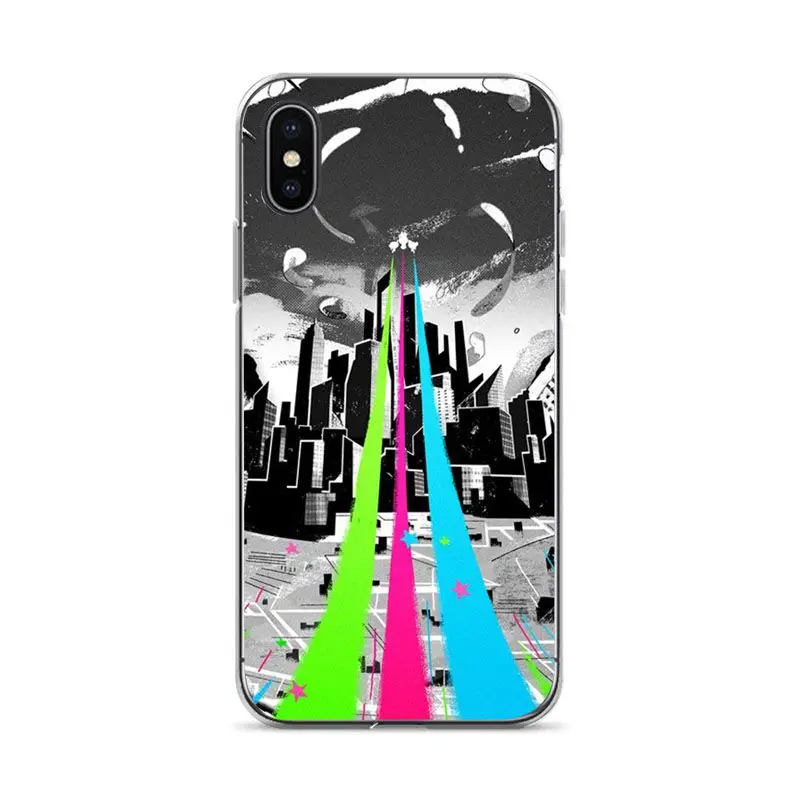 Чехол для телефона powerpuff girls Мягкий силиконовый чехол iPhone 6 plus 6s 7 8 X Coque