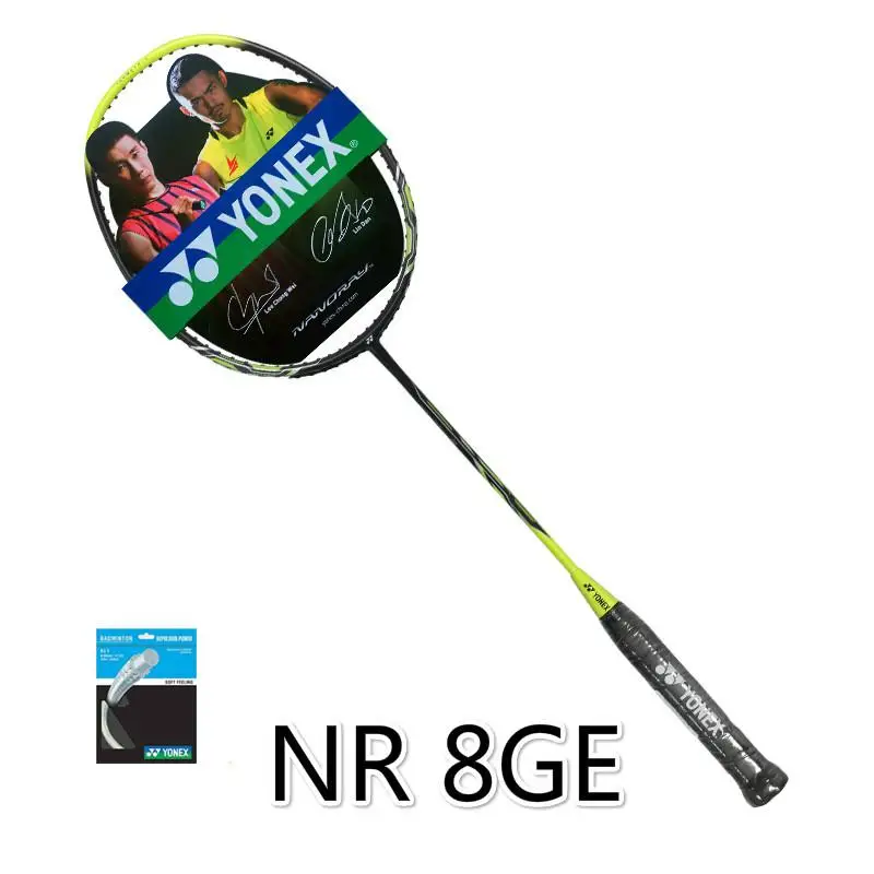 Yonex Nanoray D1 D8ge Nr 20 ракетки для бадминтона Yy Raquete свет углеродного волокна ракетки для бадминтона - Цвет: NR 8GE