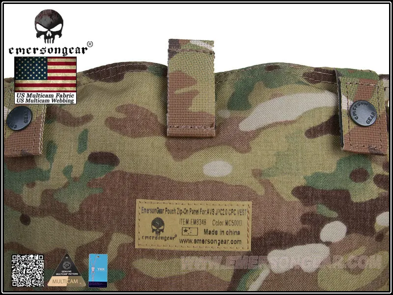 Emersongear чехол на молнии панель для AVS JPC2.0 CPC тактический жилет сумка посылка