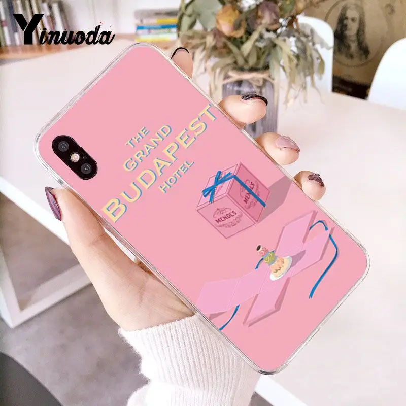 Yinuoda Wes Grand Budapest отель мягкий чехол для телефона из ТПУ чехол для iPhone 8 7 6 6S Plus 5 5S SE XR X XS MAX 10 чехол
