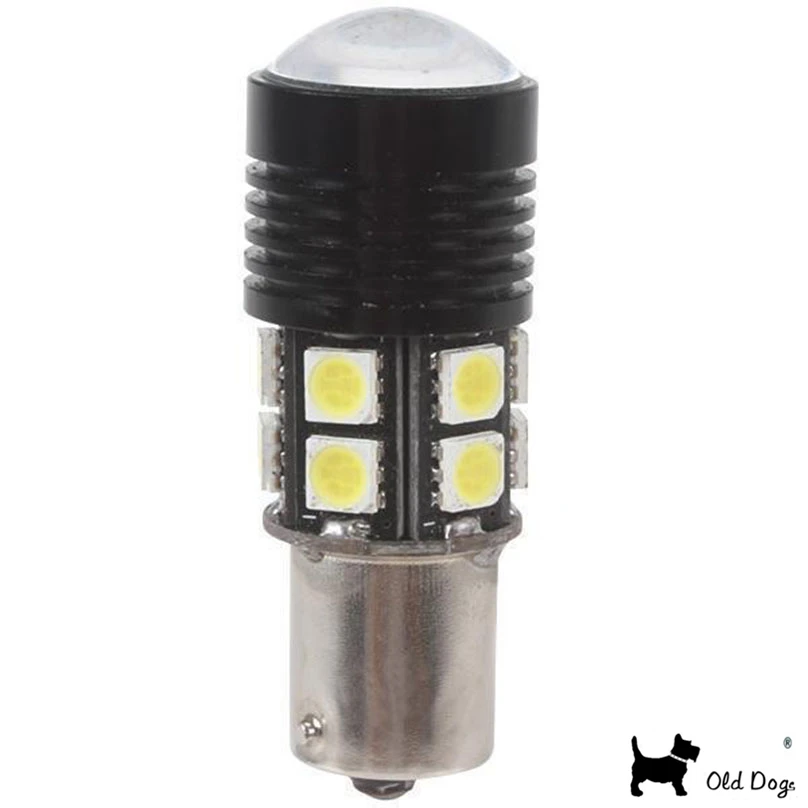2 шт. 1156 BA15S светодиодные лампы 12В 12SMD Белый COB p21w автомобильный Стайлинг RV грузовик
