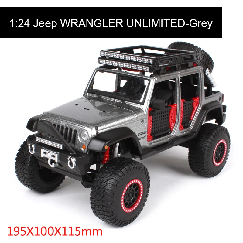MAISTO 1:24 Jeep WRANGLER неограниченная литая модель металлический внедорожник автомобиль