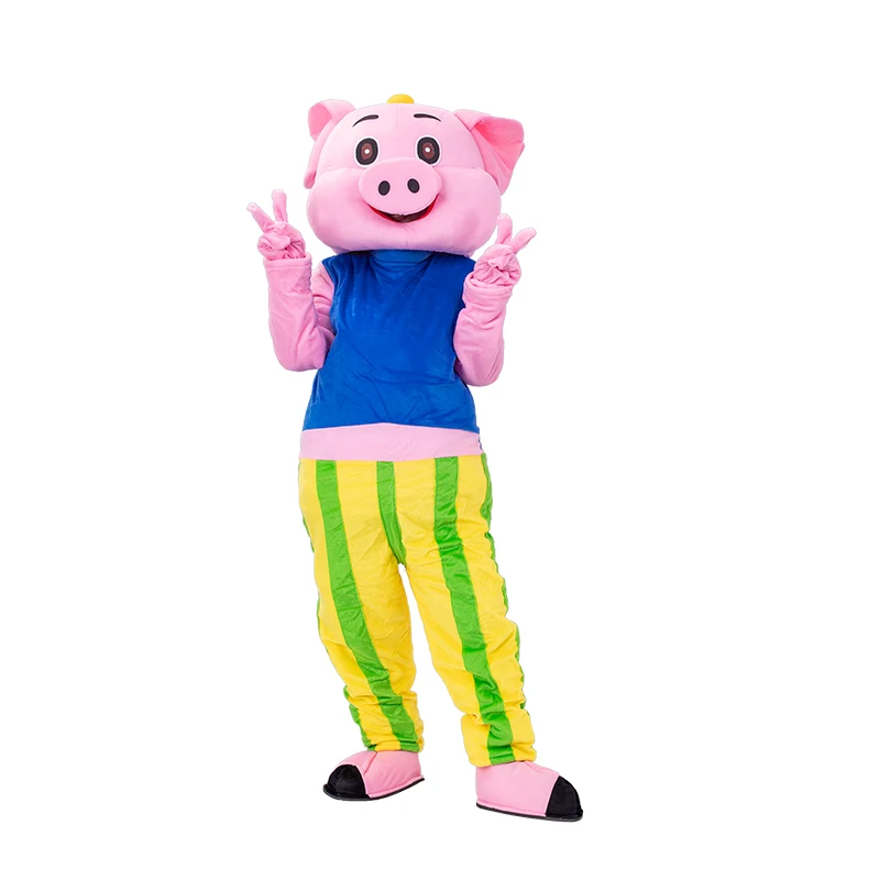 pig mascot Костюм талисмана косплей холлоуэн маскарадный костюм свиньи Косплей - Цвет: pig mascot