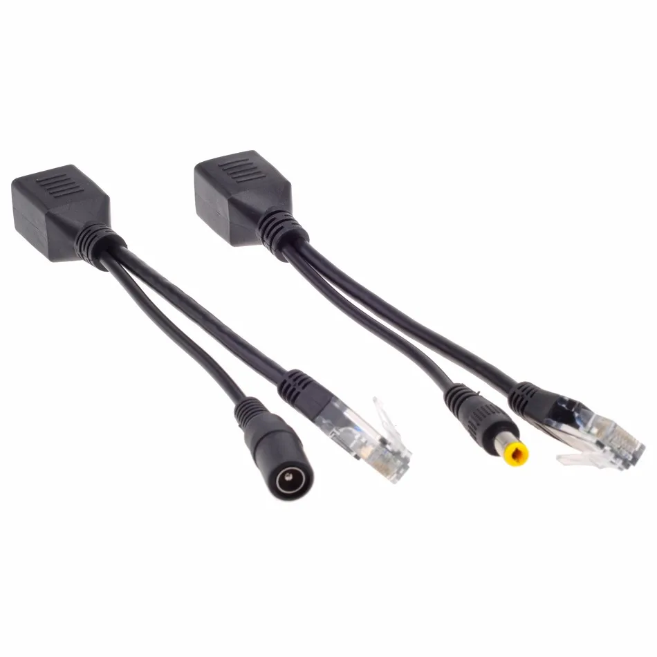PoE пассивный кабельный разветвитель Power Over Ethernet и инжекторный Кабельный комплект