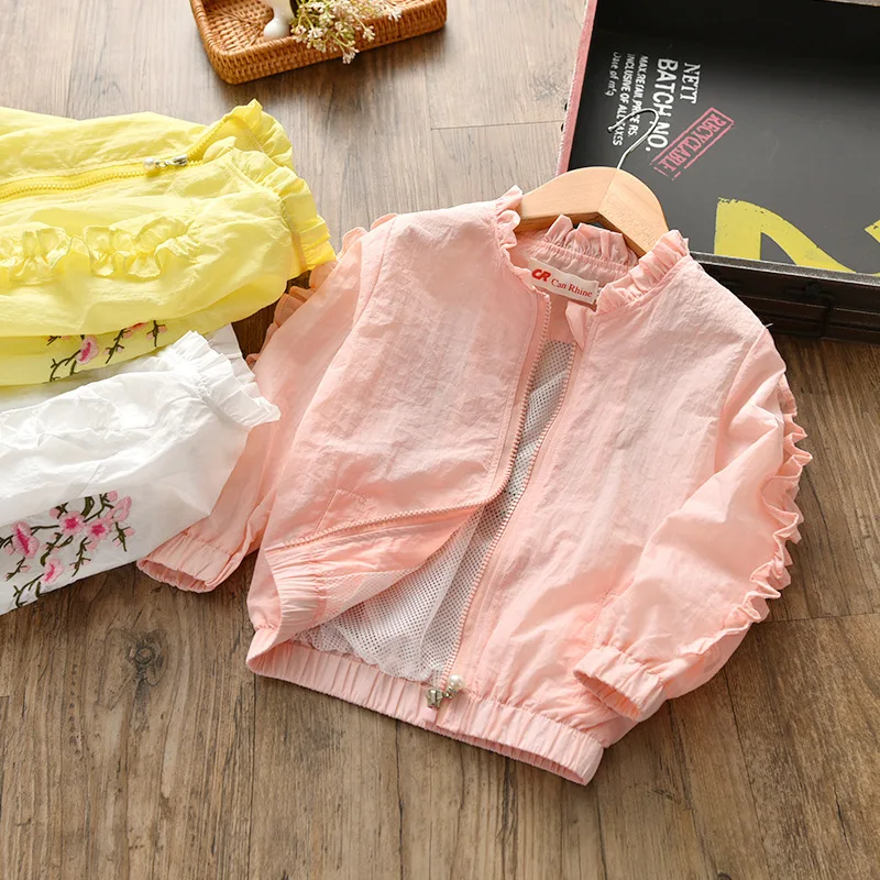 2019 Brand New Infant Kids Baby Girls Zipper Coat Jacket Autumn Winter Tops Solid Ruffles Long Sleeve Warm Clothes Outfits 2-5T | Детская