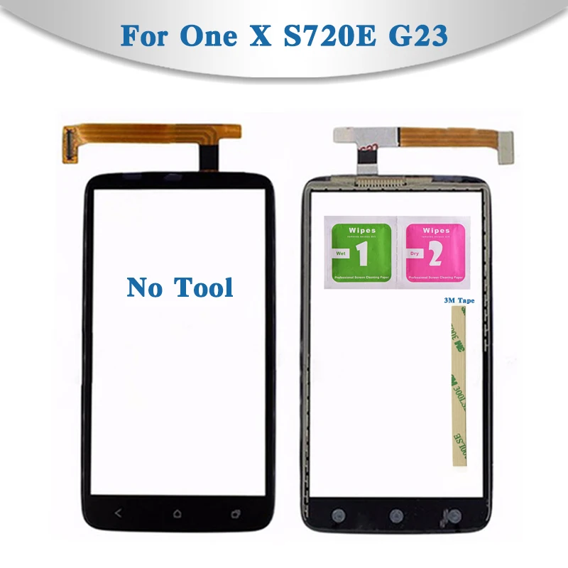

Replacement High Quality 4.7" For HTC One X S720E G23 Touch Screen Digitizer Sensor Outer Glass Lens Panel
