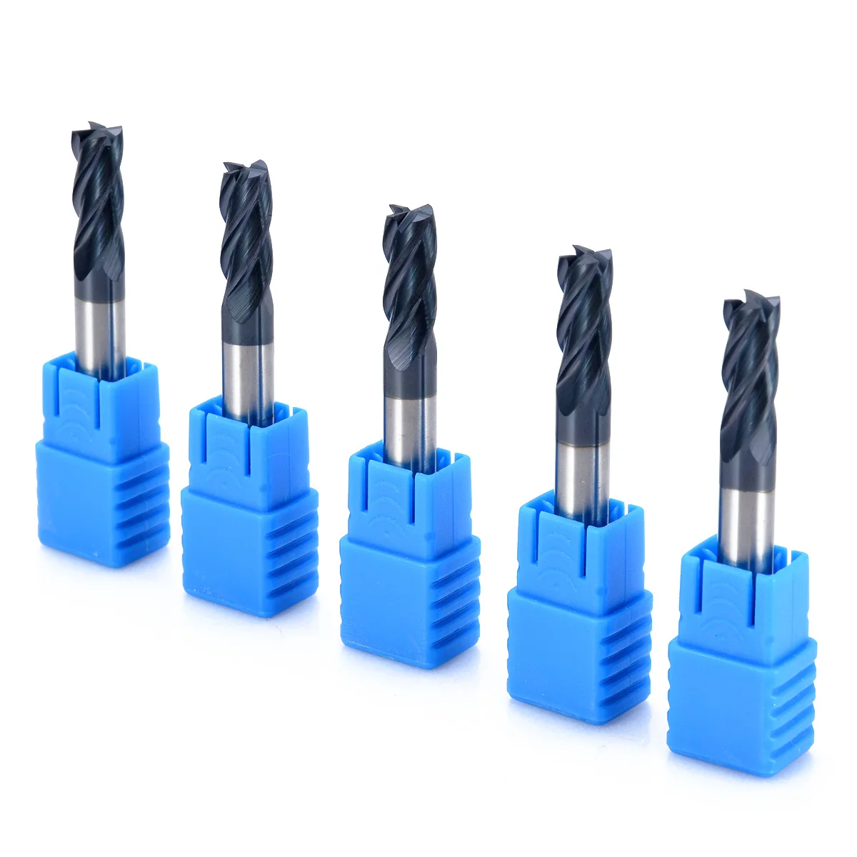 5 шт. 4 флейты карбида вольфрама Концевая фреза HRC50 TIALN CNC Набор 6x50мм|milling cutter set|cnc