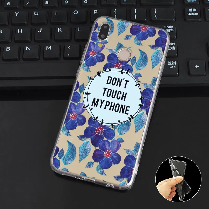 DREAMFOX K281 не прикасайтесь мой телефон Мягкие TPU силиконовый чехол для huawei Honor 6A 6C 7X9 10