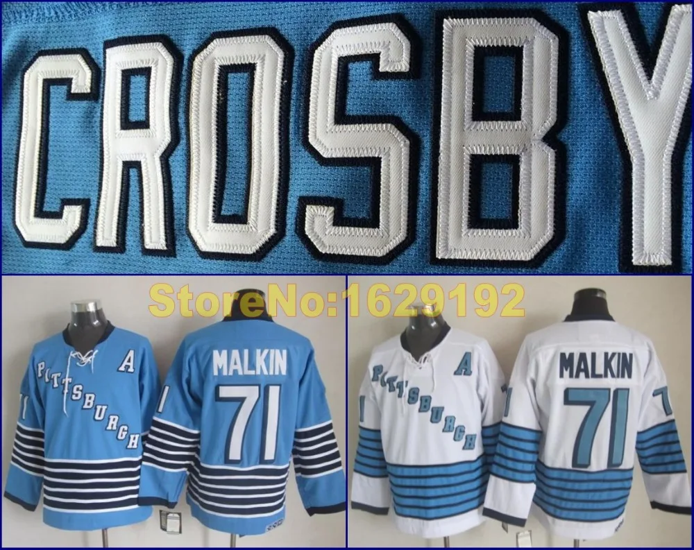 Pittsburgh Penguins #71 Evgeni Malkin CCM NHL Jersey Youth Size L/XL
