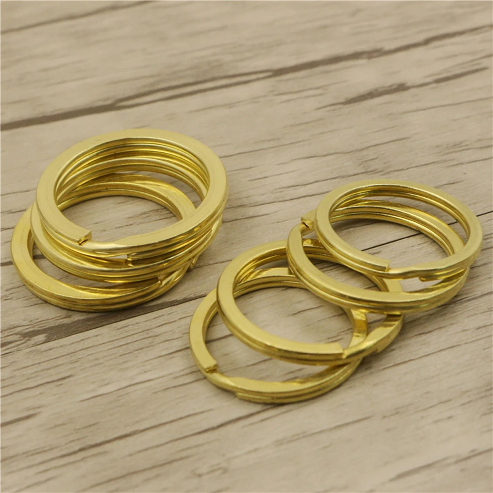 Сделай Сам кожаное ремесло уплотнительное кольцо для ключей Пряжка из твердой