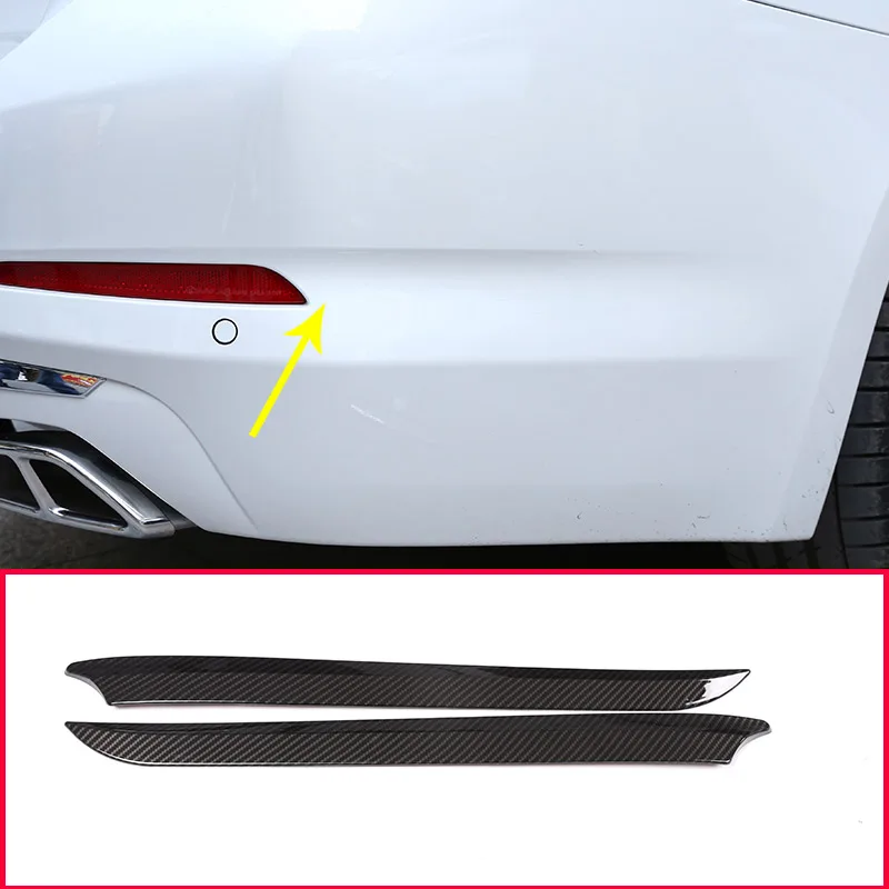2 шт. углеродного волокна для BMW New 5 серия G30 2017 2018 автомобиля ABS пластик хром сбоку