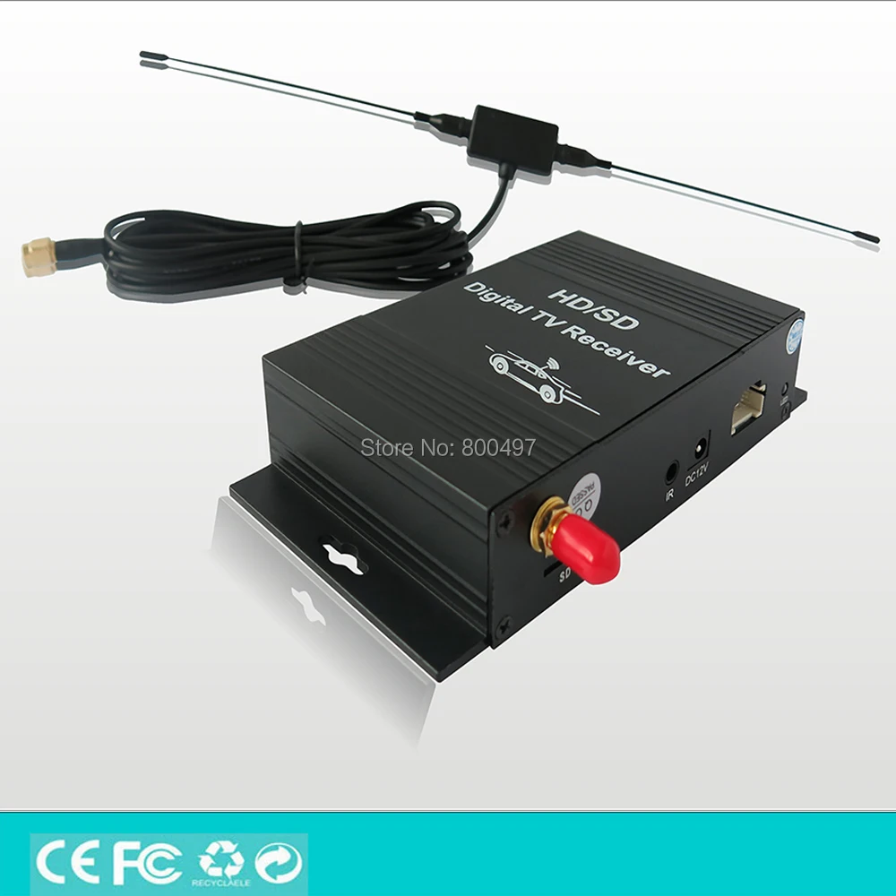 Автомобильный ISDB T One Seg HD 1080P HDMI цифровой CVBS мобильный ТВ приемник MPEG4 MPEG2 тюнер